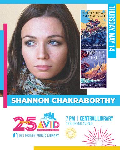 Shannon Chakraborty at the DSM Book Festival