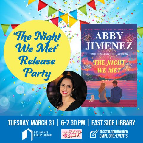 The Night We Met Release Party by Abby Jimenez