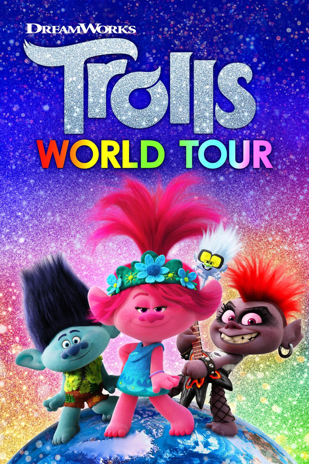 Movie poster for Trolls: world tour 