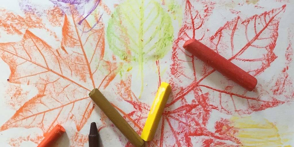 School's Out Fun Day-Leaf Rubbings