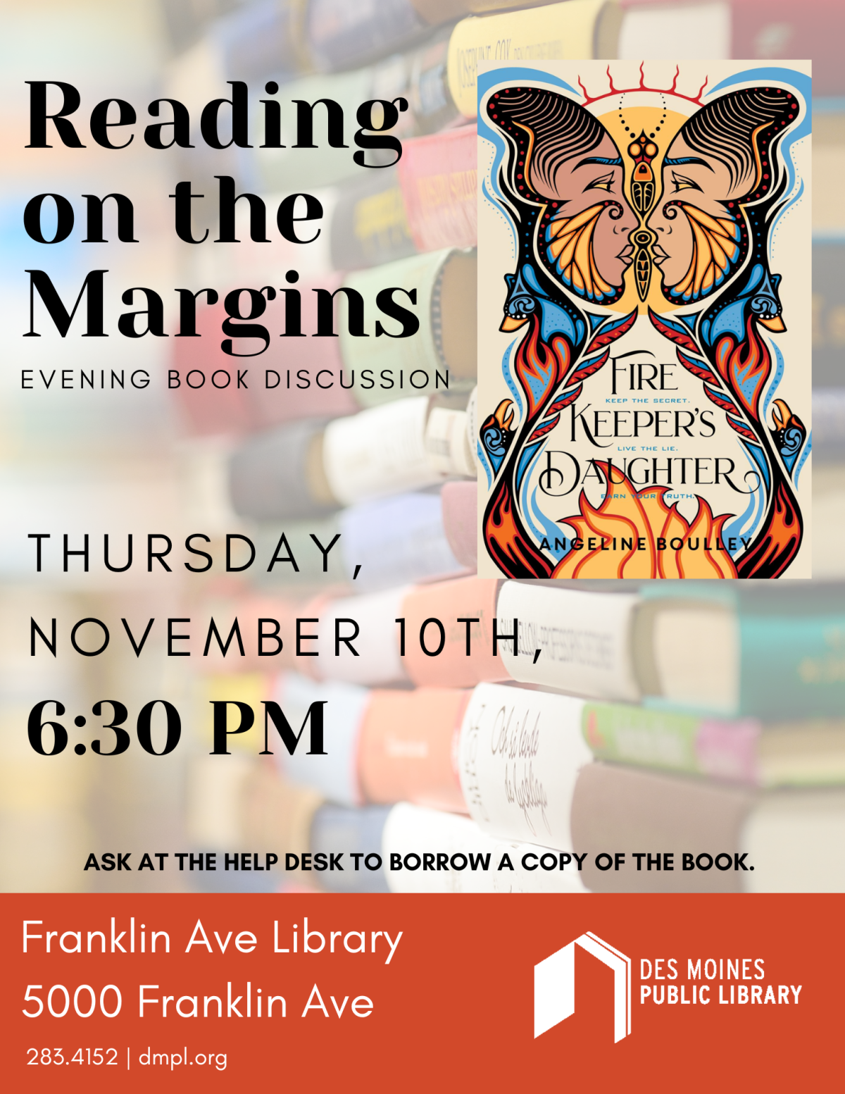 An image of the promotional poster for Reading on the Margins.