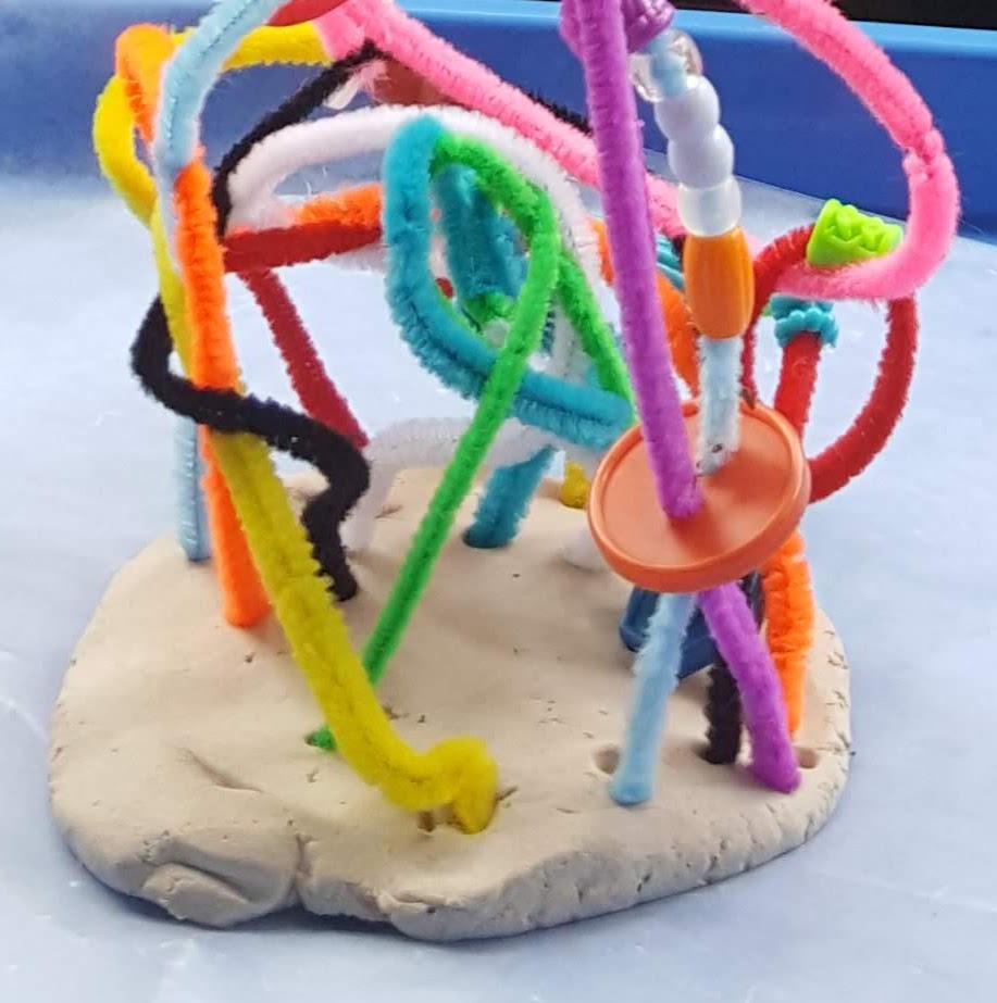 No School Fund Day-air clay sculpture