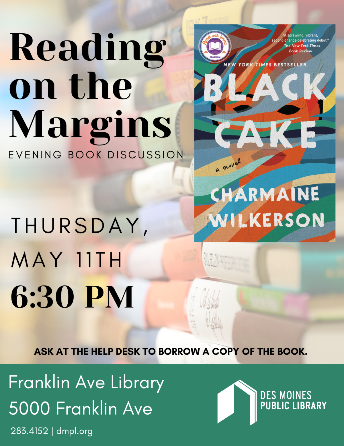 An image of the promotional poster for Reading on the Margins.