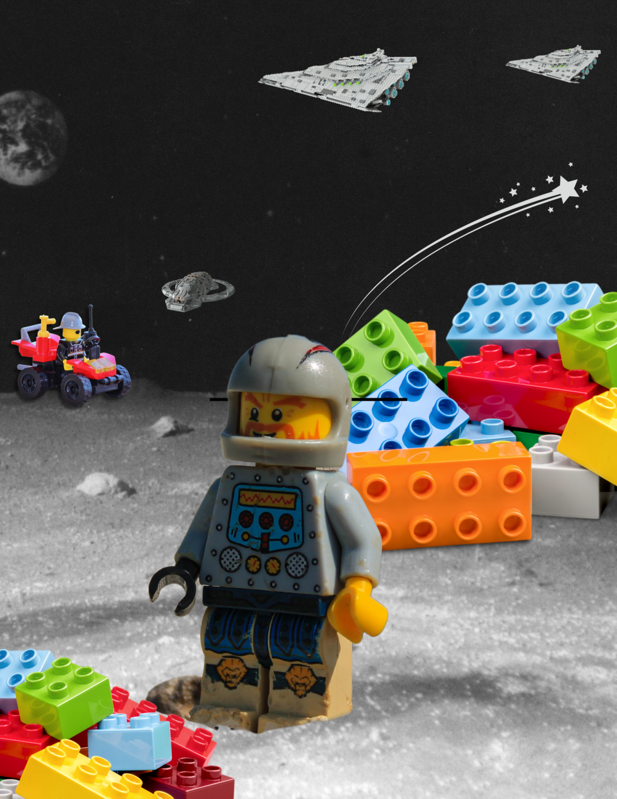 Lego Space Challenge at Franklin Library