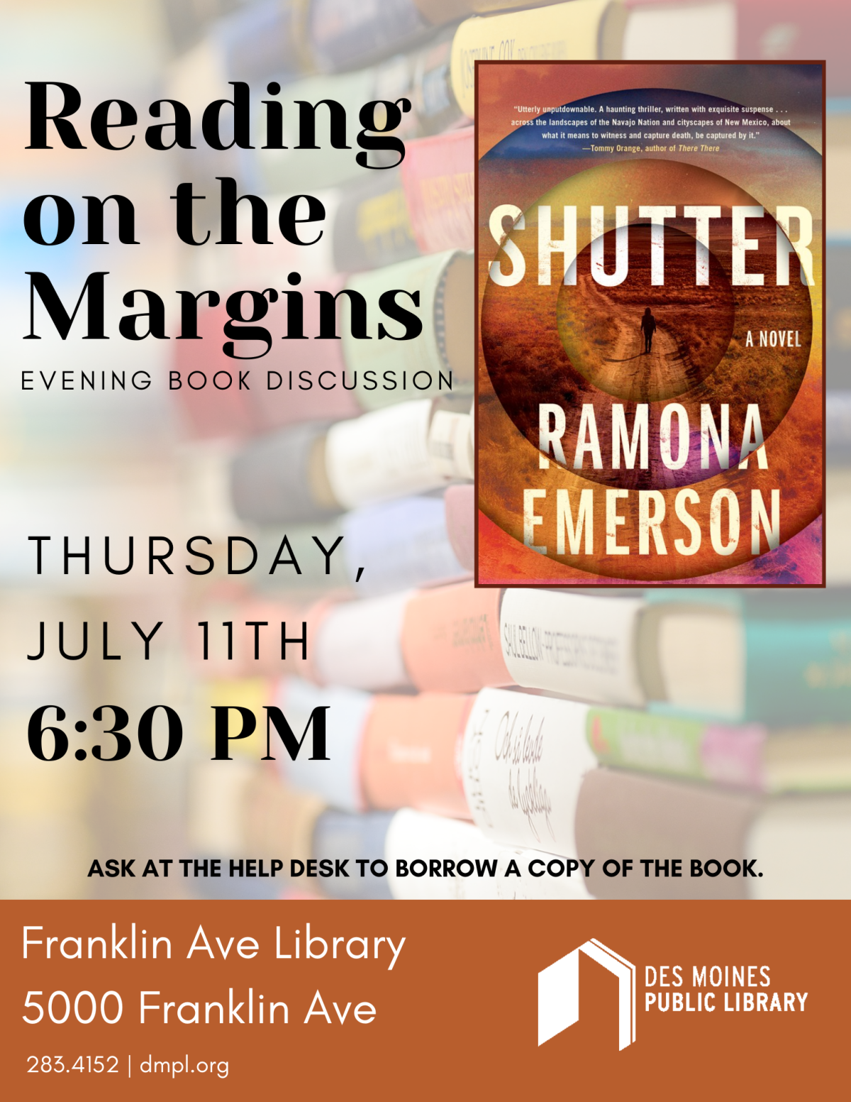 An image of the promotional poster for Reading on the Margins.
