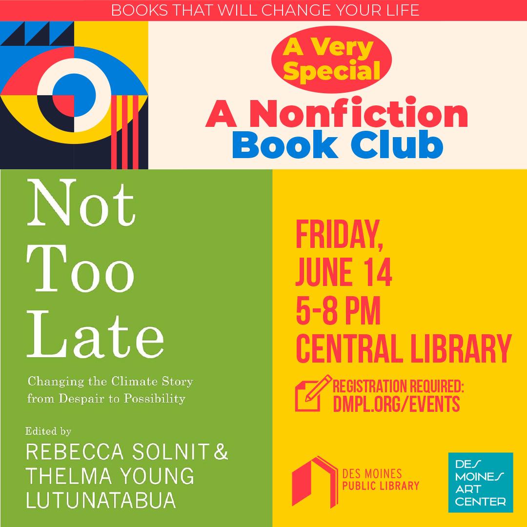 book cover for Not Too Late
