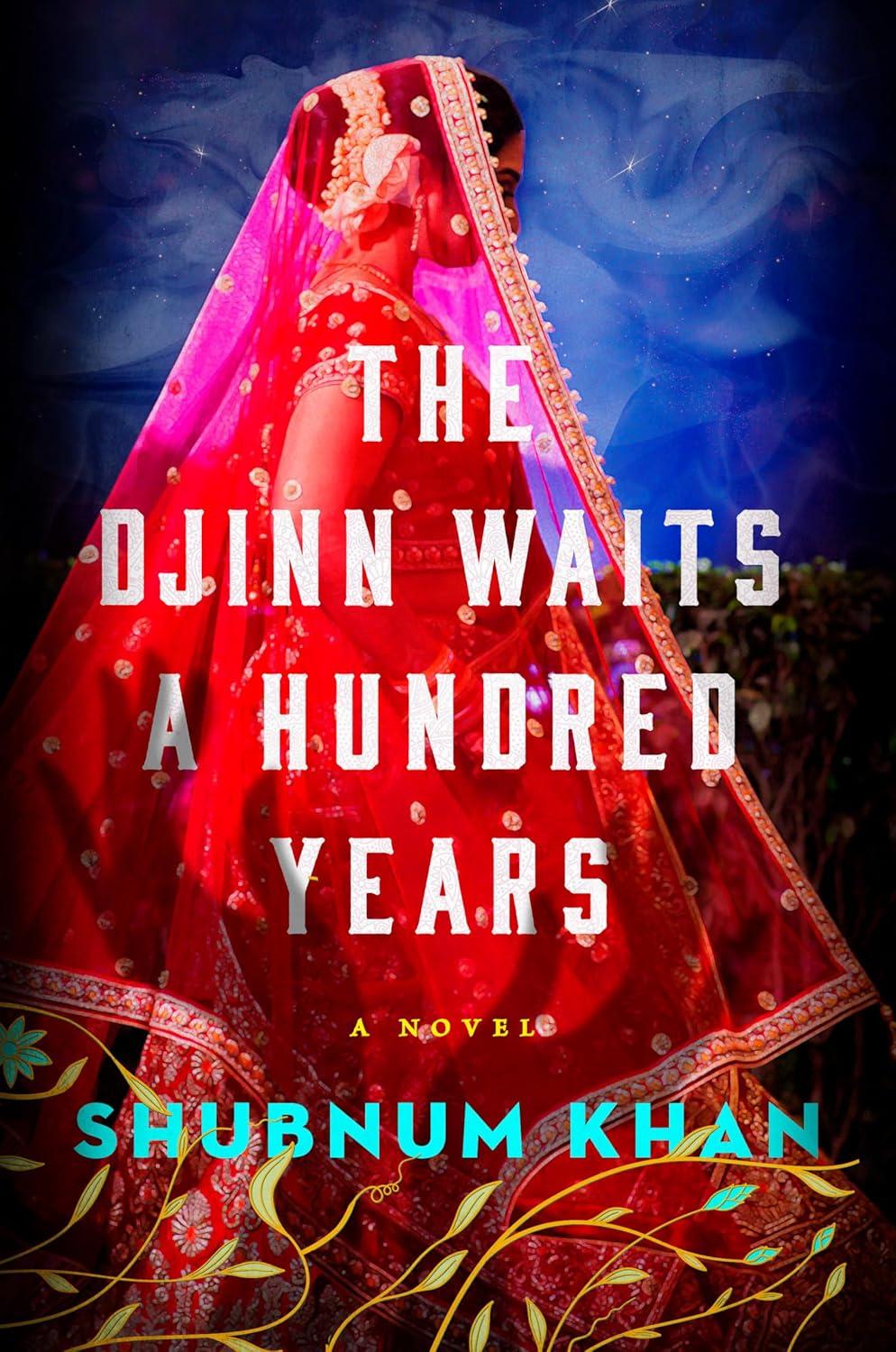 Book cover of The Djinn Waits a Hundred Years with a woman looking away.