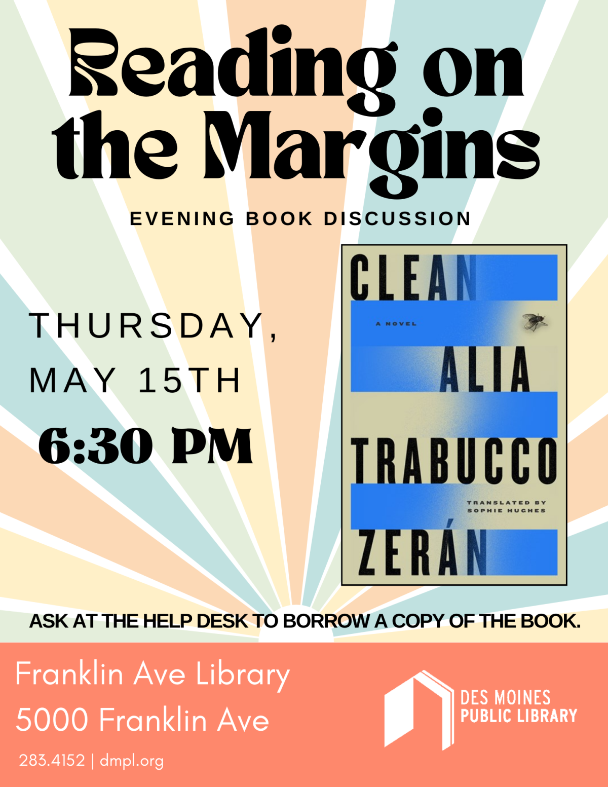 A promotional poster for Reading on the Margins 