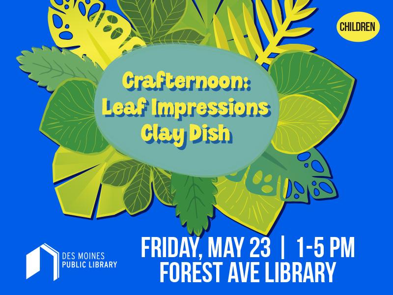 Crafternoon Leaf Impression Clay Dish