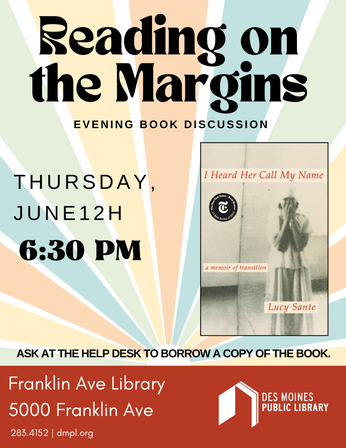 A promotional poster for Reading on the Margins 