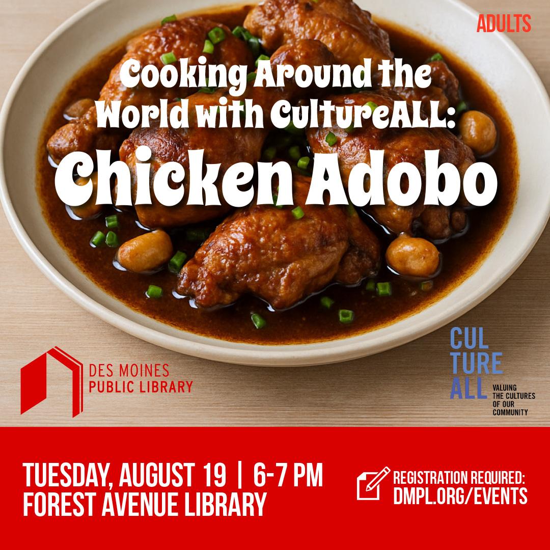 Cooking Around the World: Chicken Adobo at Forest Avenue Library