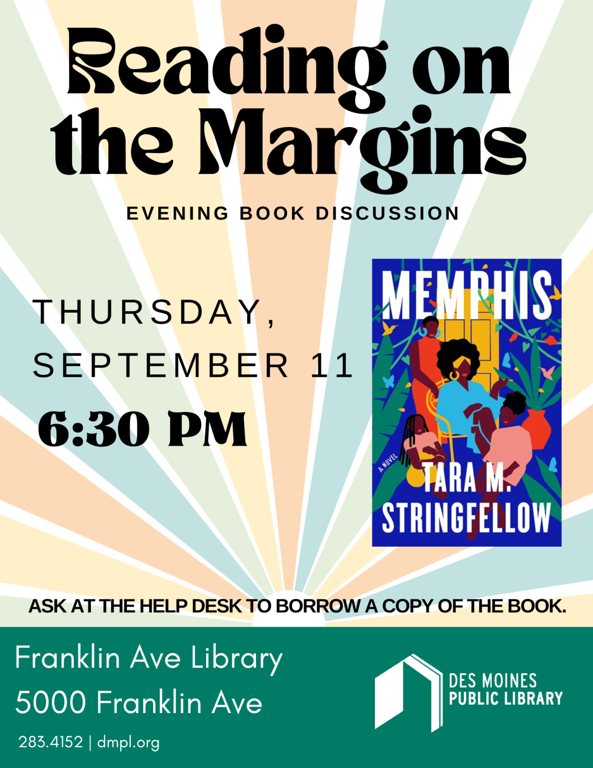 A promotional poster for Reading on the Margins 