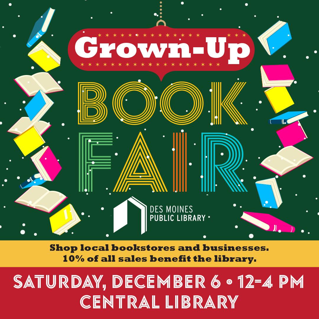 Grown Up Book Fair Logo