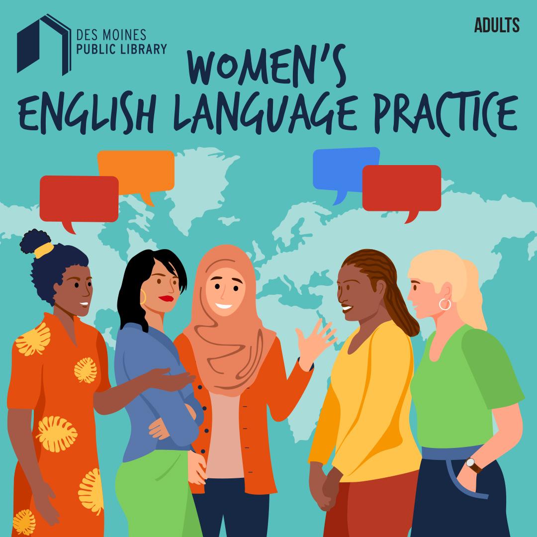 A group of diverse women in colorful clothing engaging in conversation.