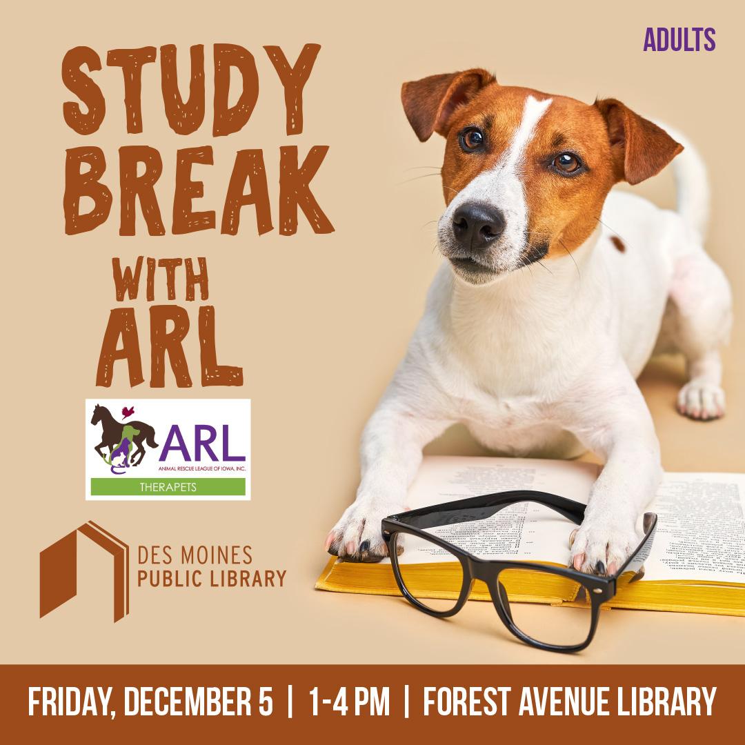 Dog laying on an open book.