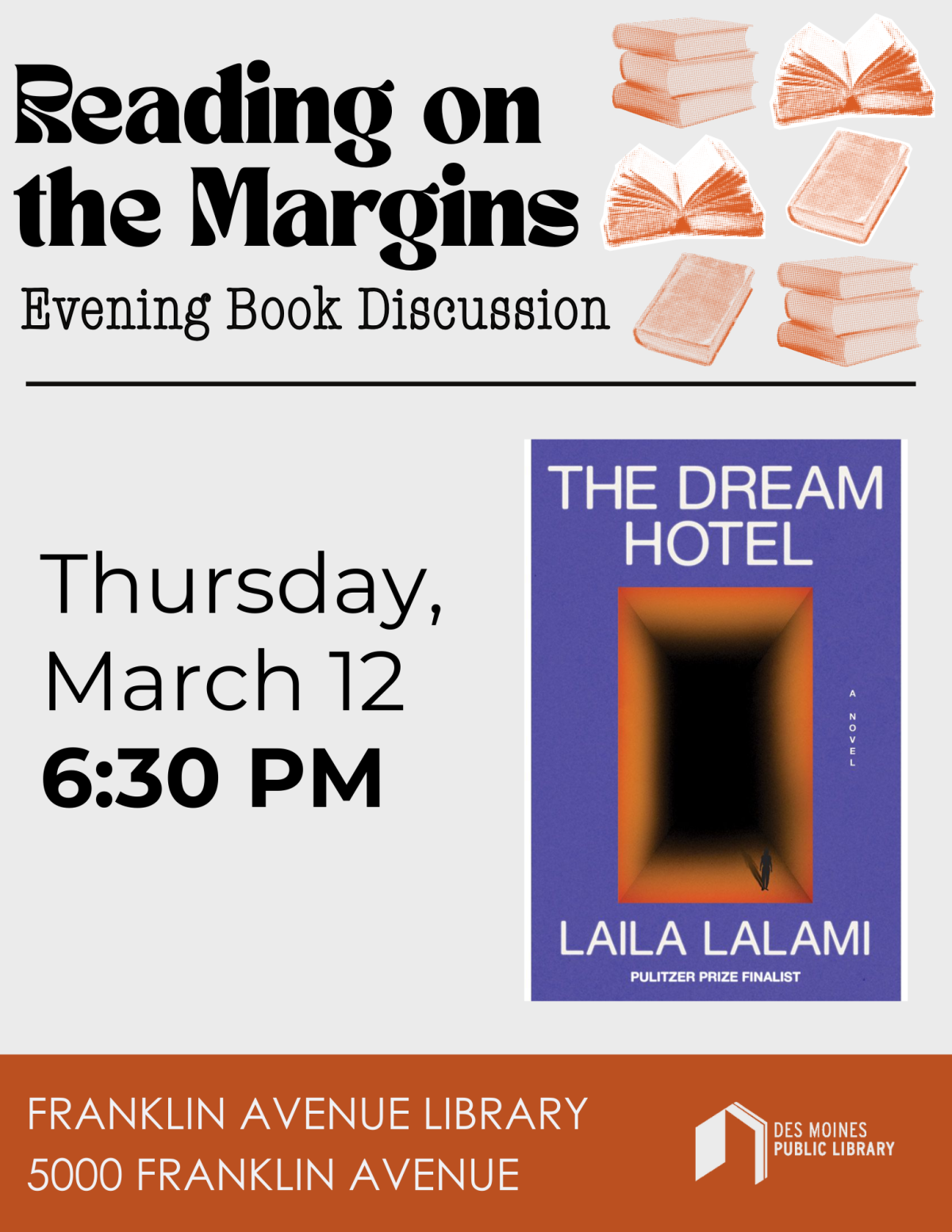 A promotional poster for Reading on the Margins 