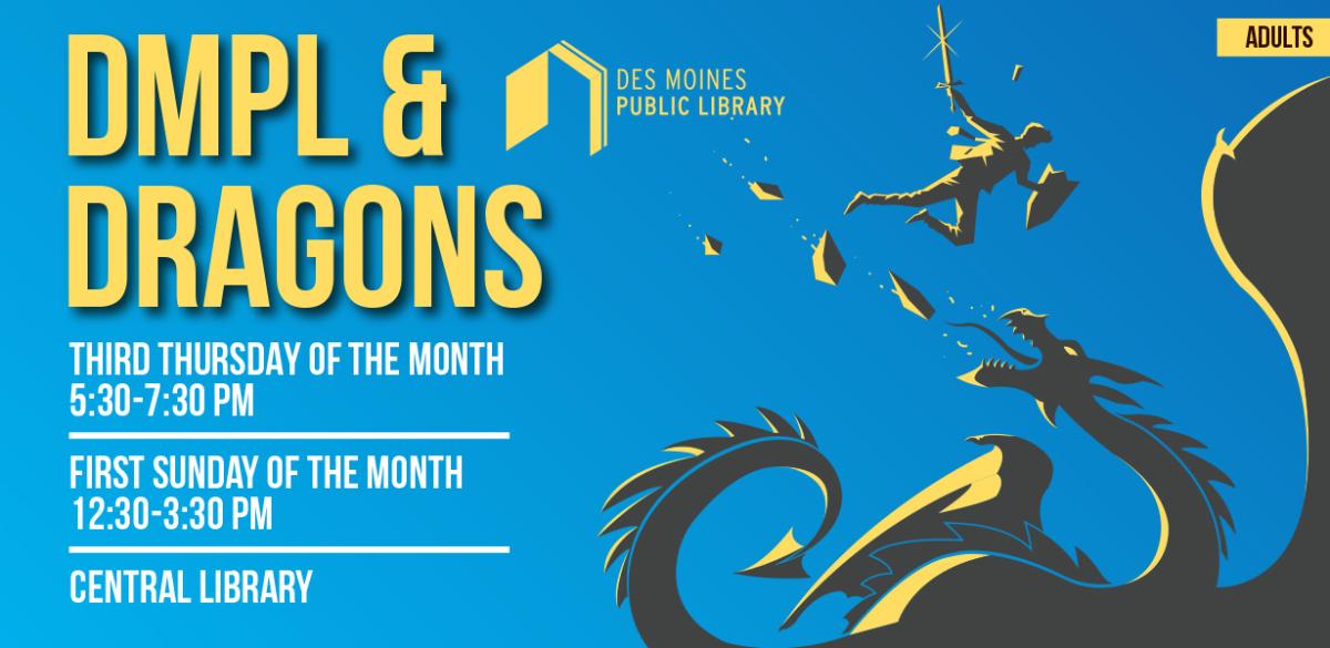 A warrior leaping forward to attack a dragon