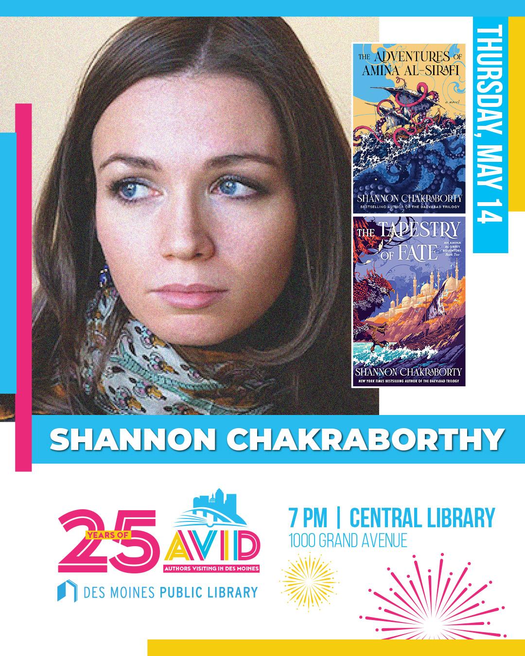 Shannon Chakraborty at the DSM Book Festival