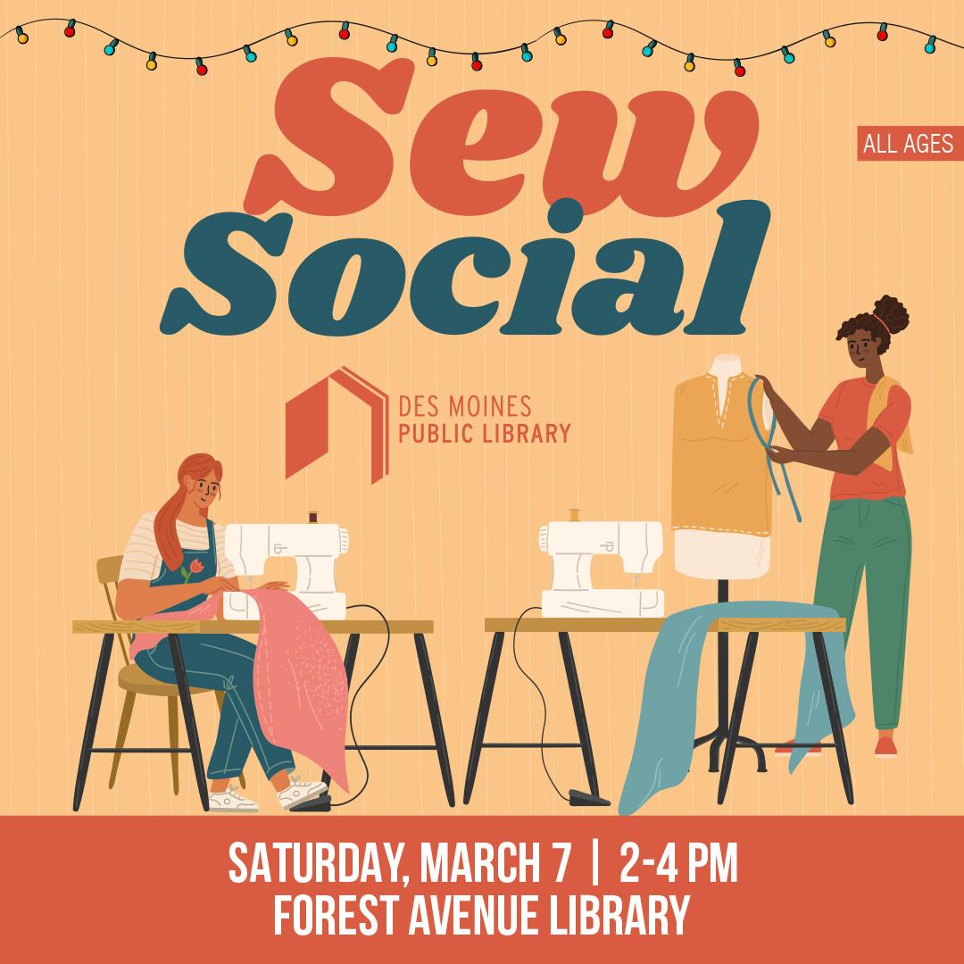 Sew Social: Mending at Forest Avenue Library